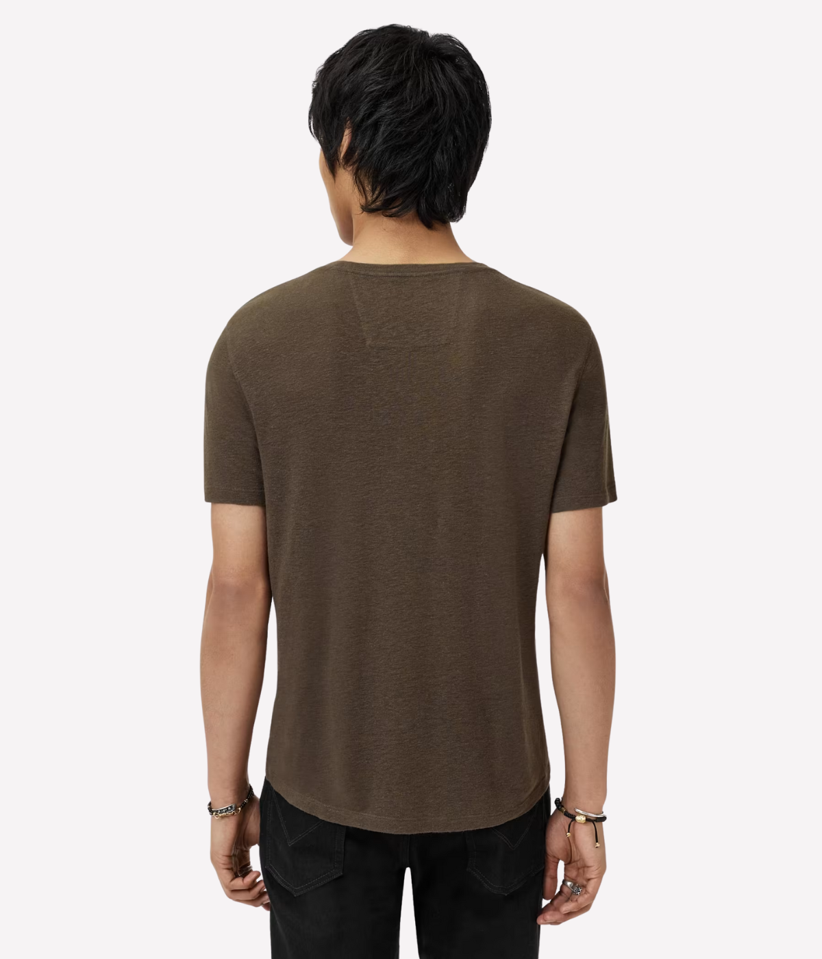 Short Sleeve Crew Tee in Teakwood