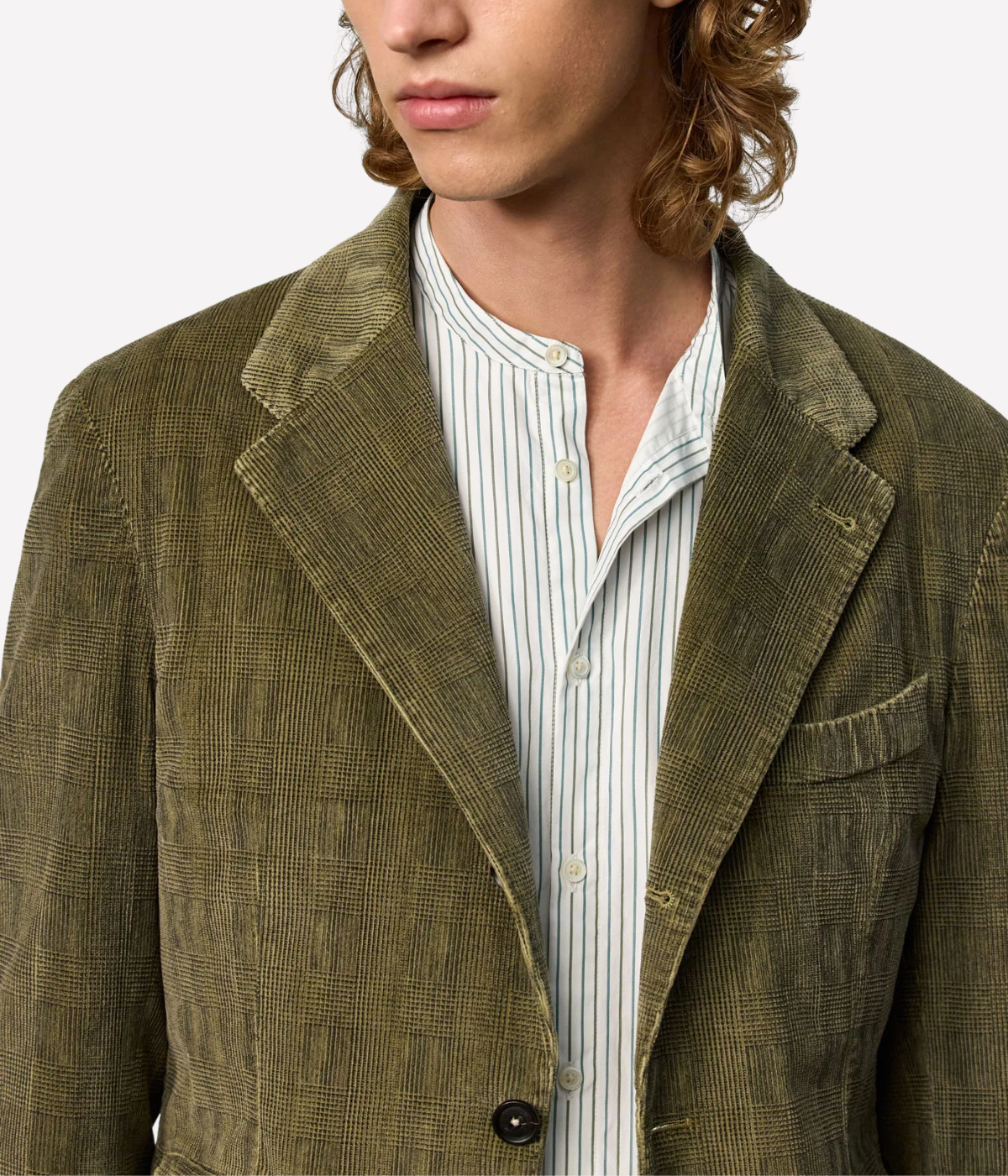 Suit Jacket w Pant in Verde