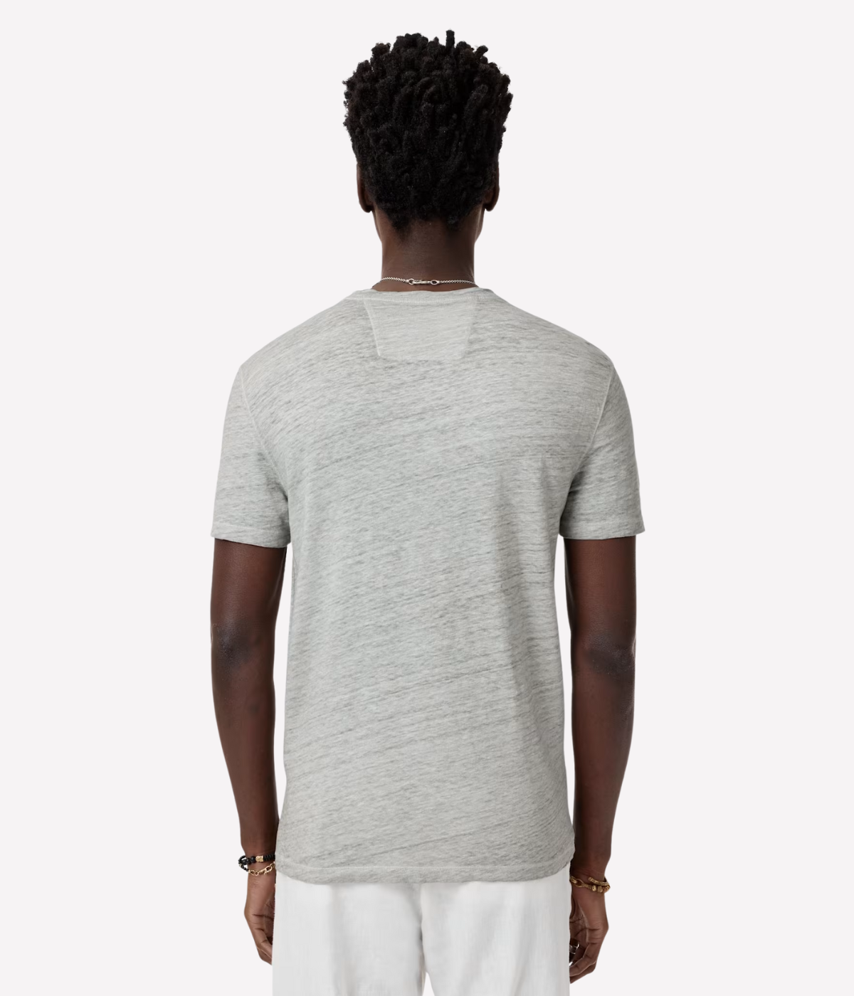 Snake Floral Crew in Smoked Pearl Grey