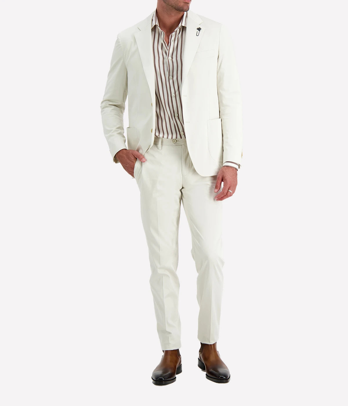 Special Line Suit Jacket in Sand