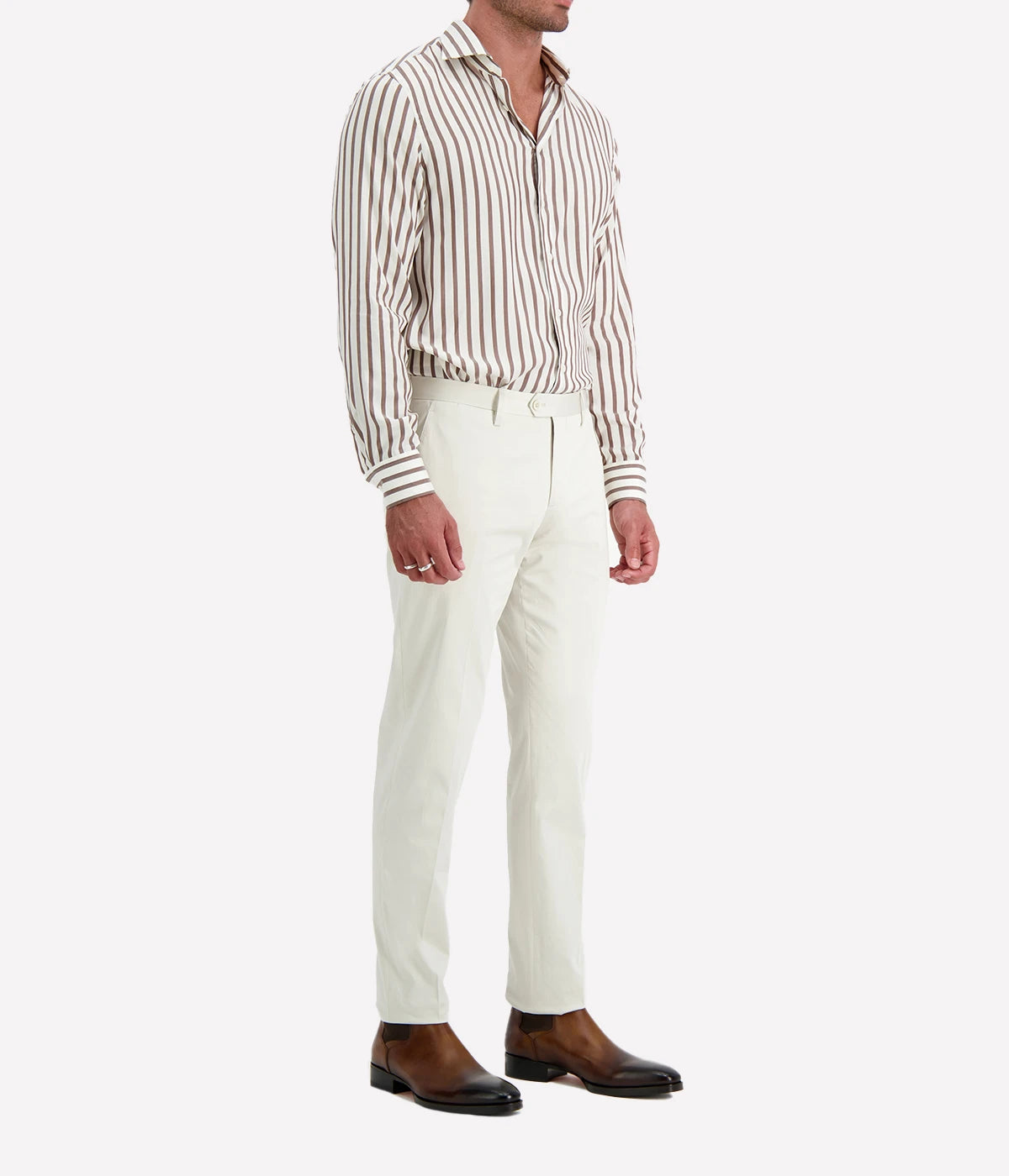 Special Line Suit Trouser in Sand