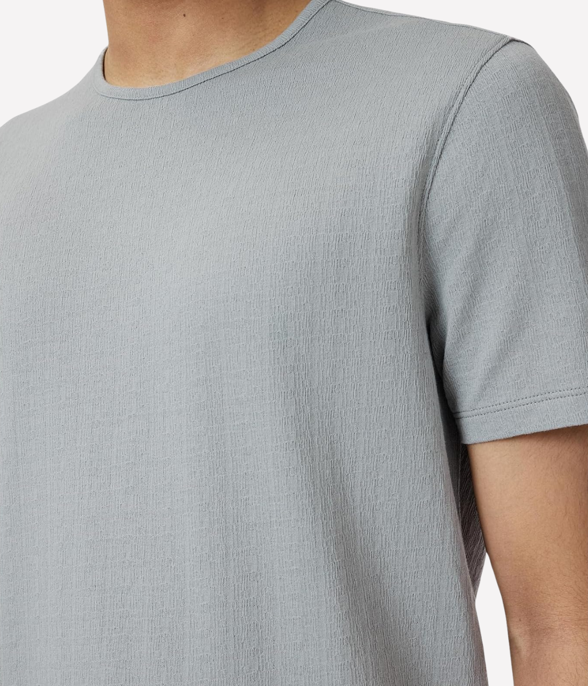 Stanley Short Sleeve Crew in Smoked Pearl Grey
