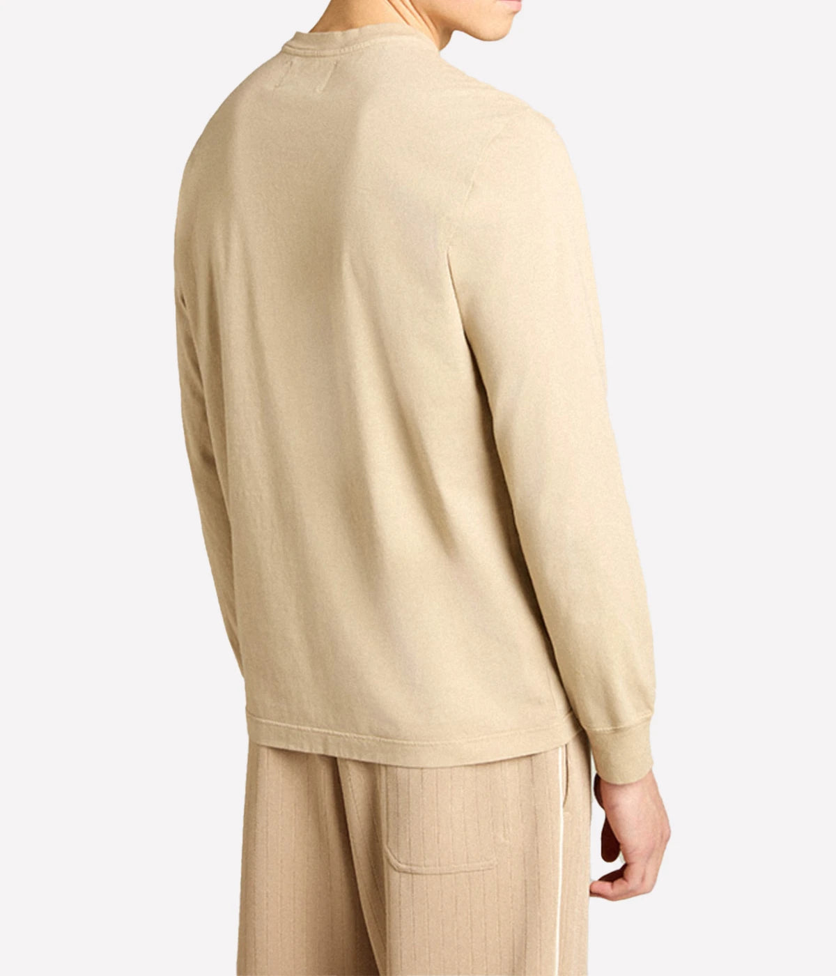 Star Logo Printed T-Shirt in Pale Khaki