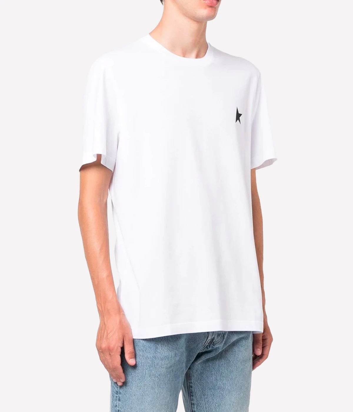 Star T-Shirt in Optic White & Black