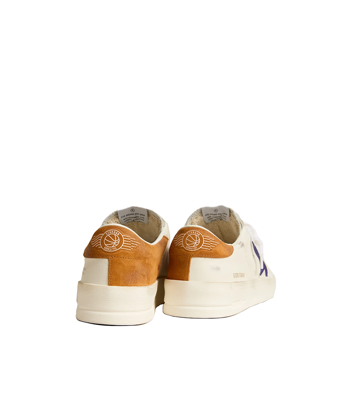 Stardan Sneaker in White, Deep Blue & Cathay Spice