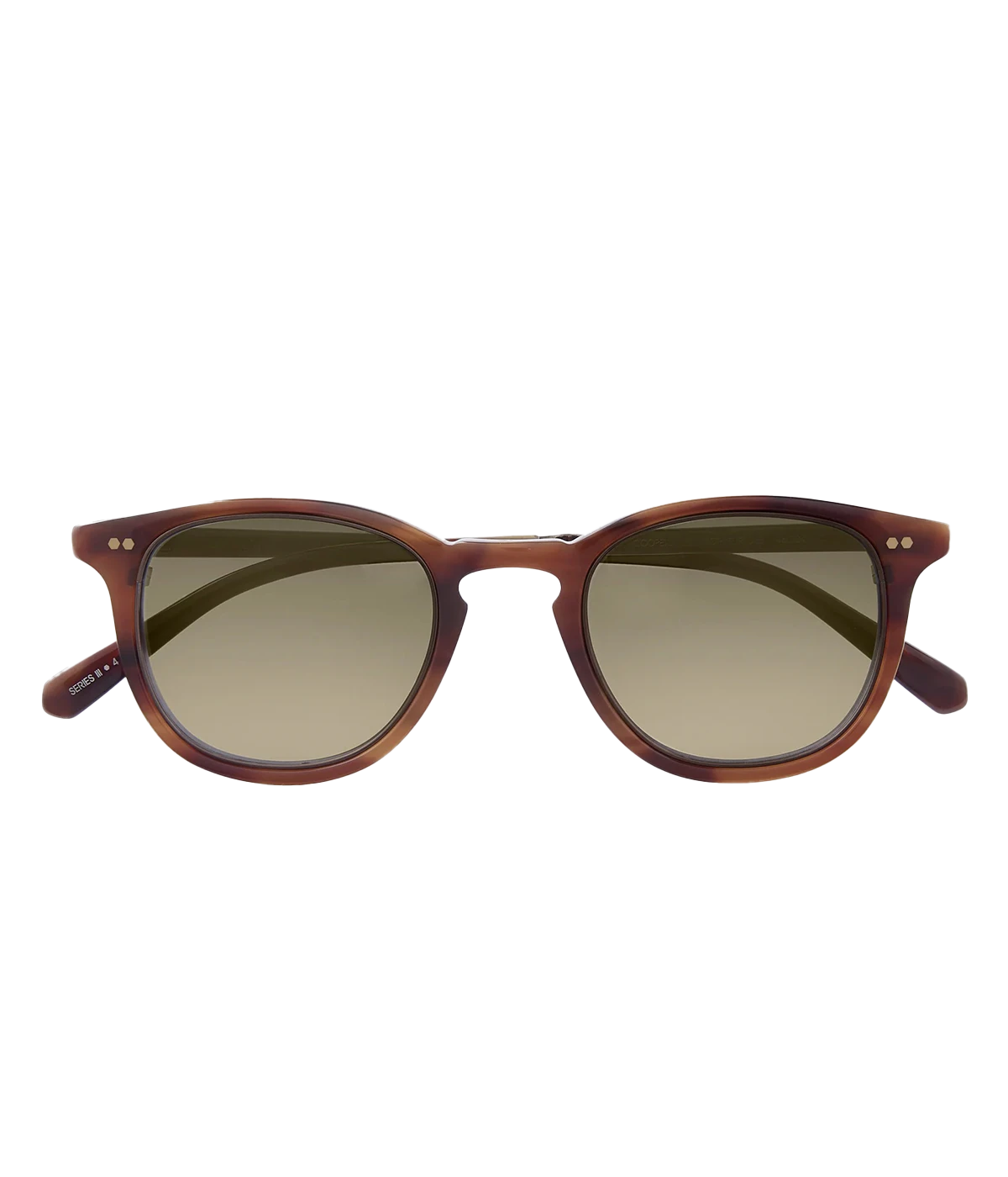 Cooper Sun 46 in Moth Tortoise Chocolate Gold