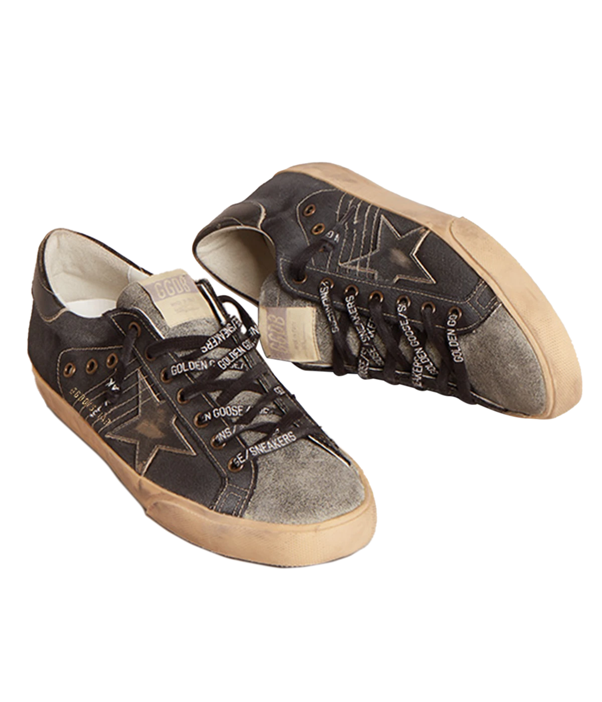 Super-Star Canvas Sneaker in Black