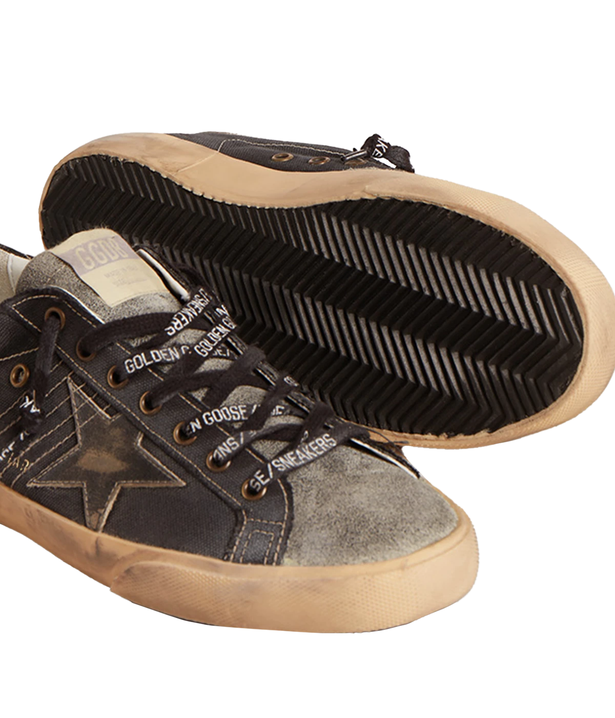 Super-Star Canvas Sneaker in Black