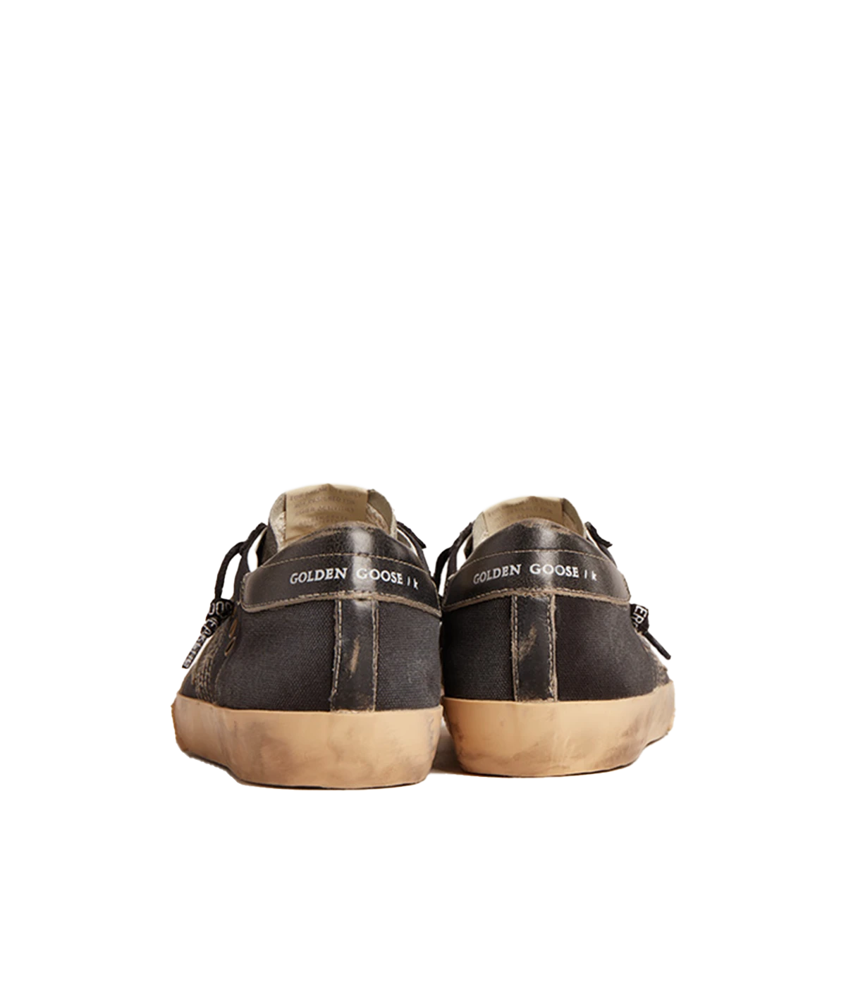 Super-Star Canvas Sneaker in Black