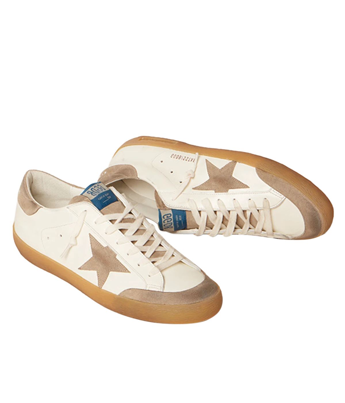 Super-Star Penstar Shiny Sneaker in Milky & Taupe