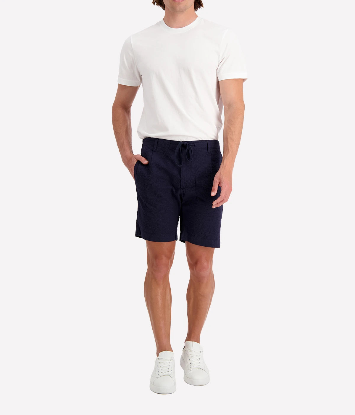 *FINAL SALE* Tank Woven Shorts in Navy