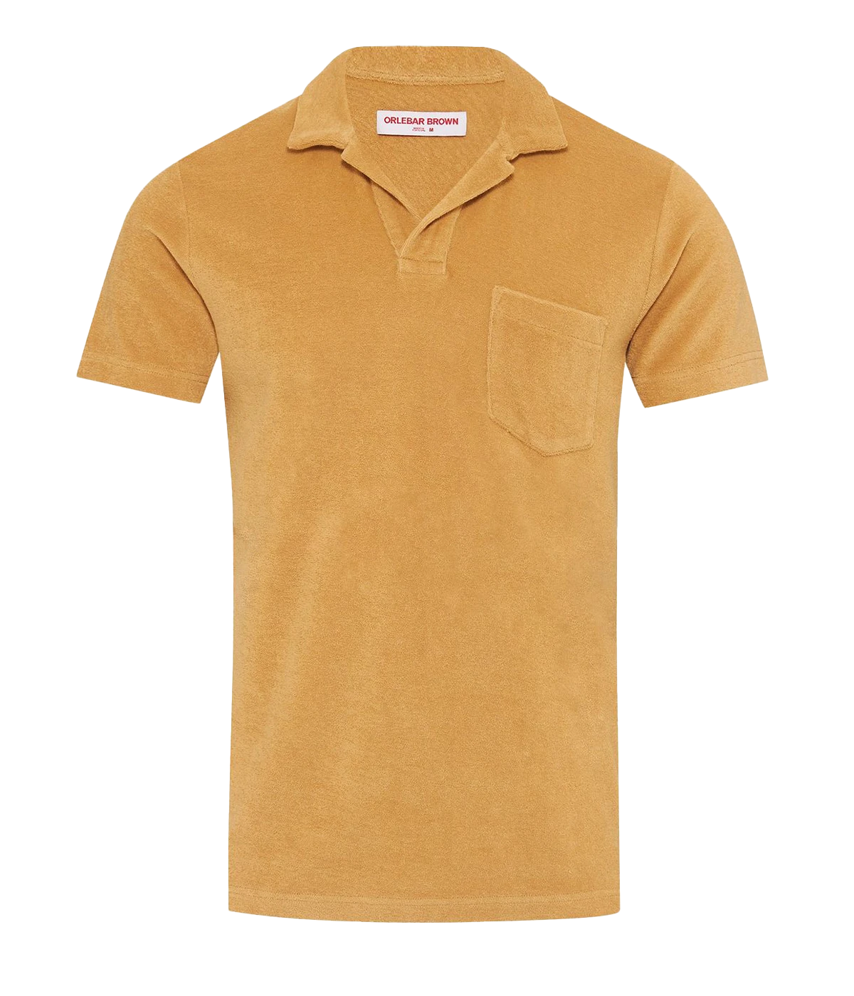 Terry Towling Polo in Biscuit