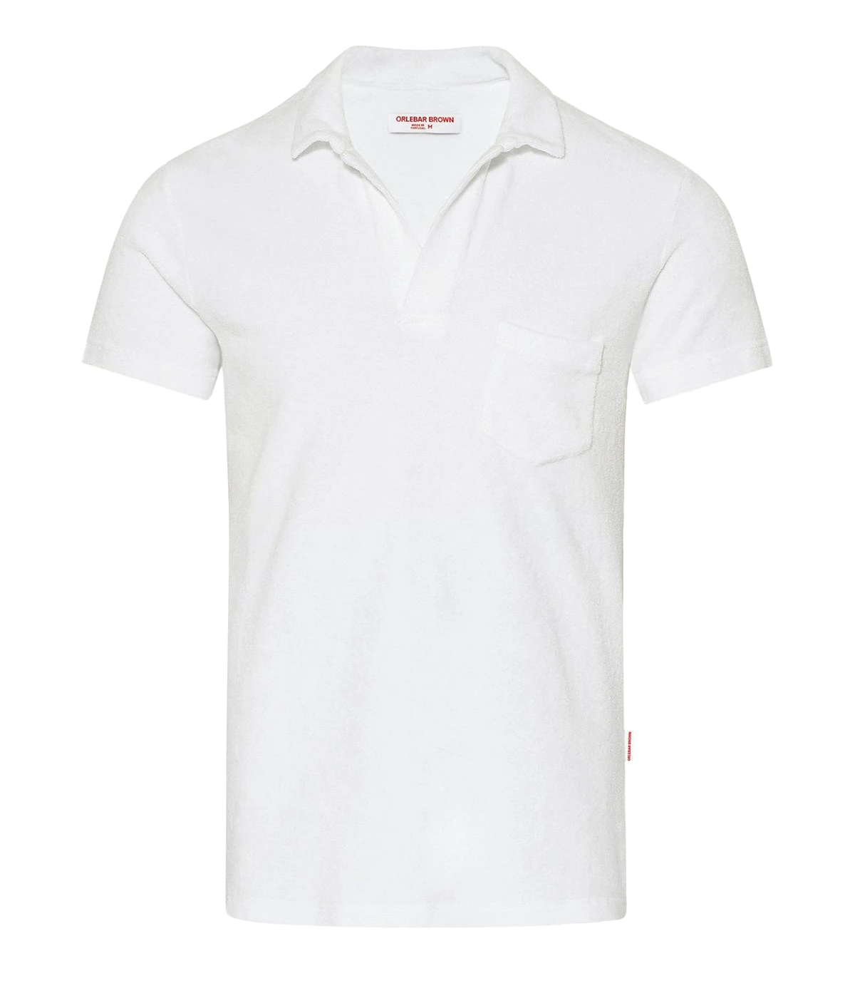 Terry Towelling Shirt in White