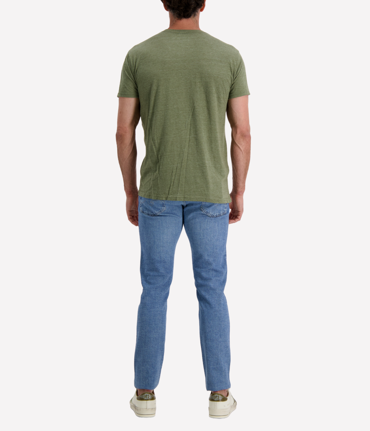 Trophy Husband Tee in Military Green