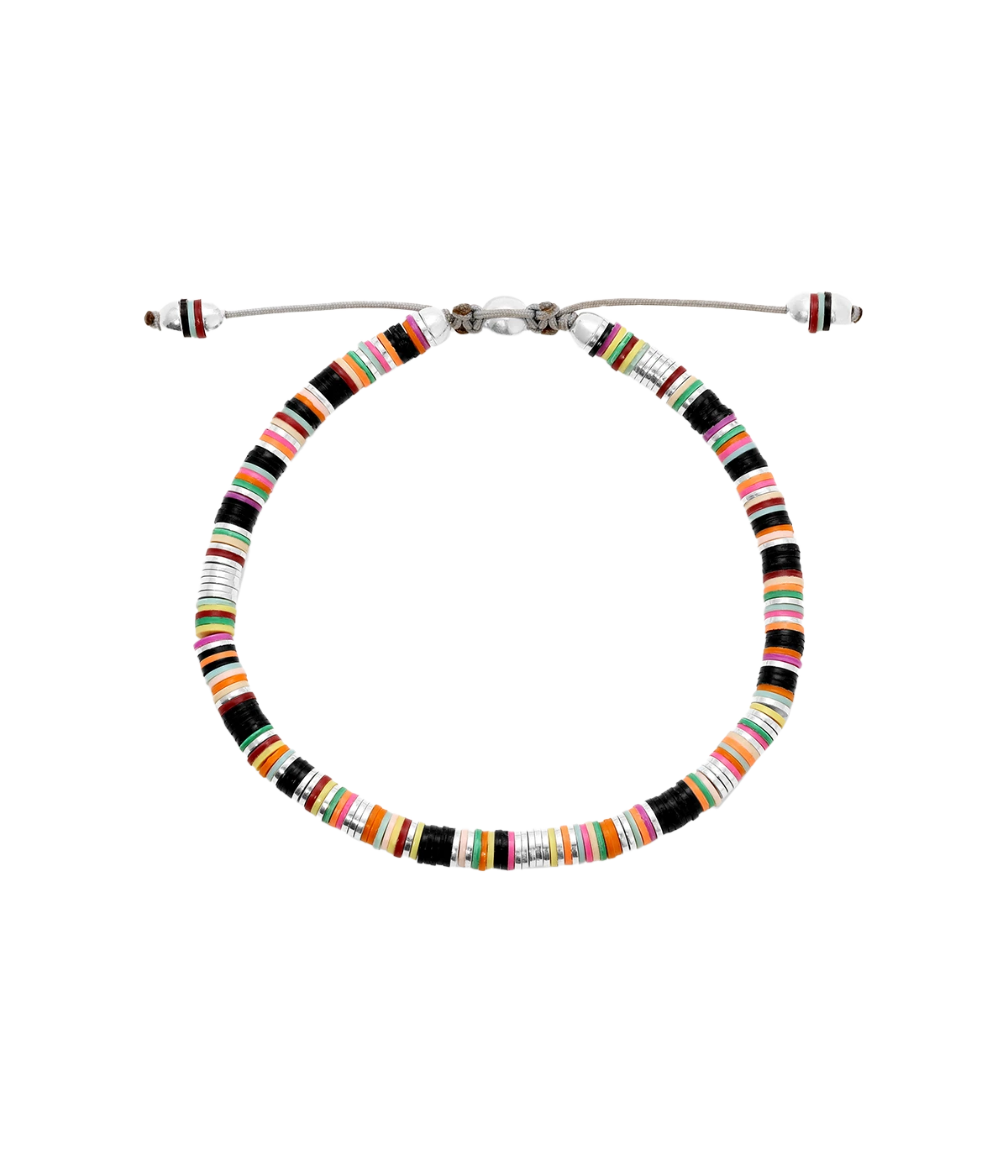 Malli African Disc Bracelet in Black Mis