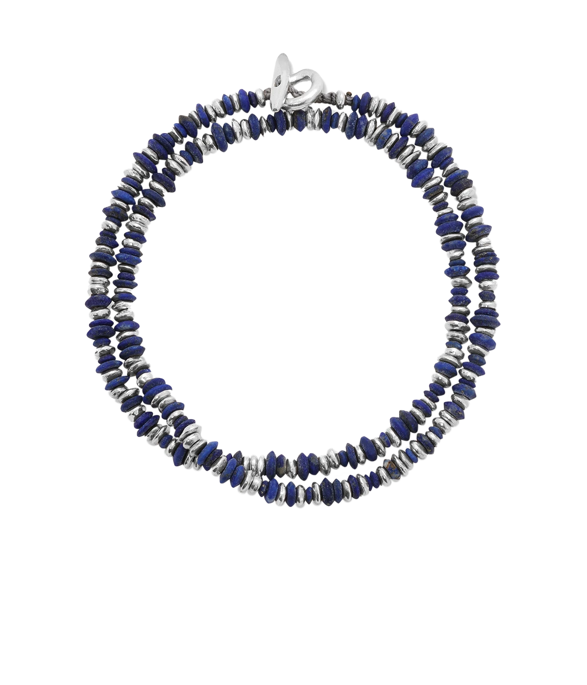 Pilla Wrap Bracelet in Lapis Gem Stone