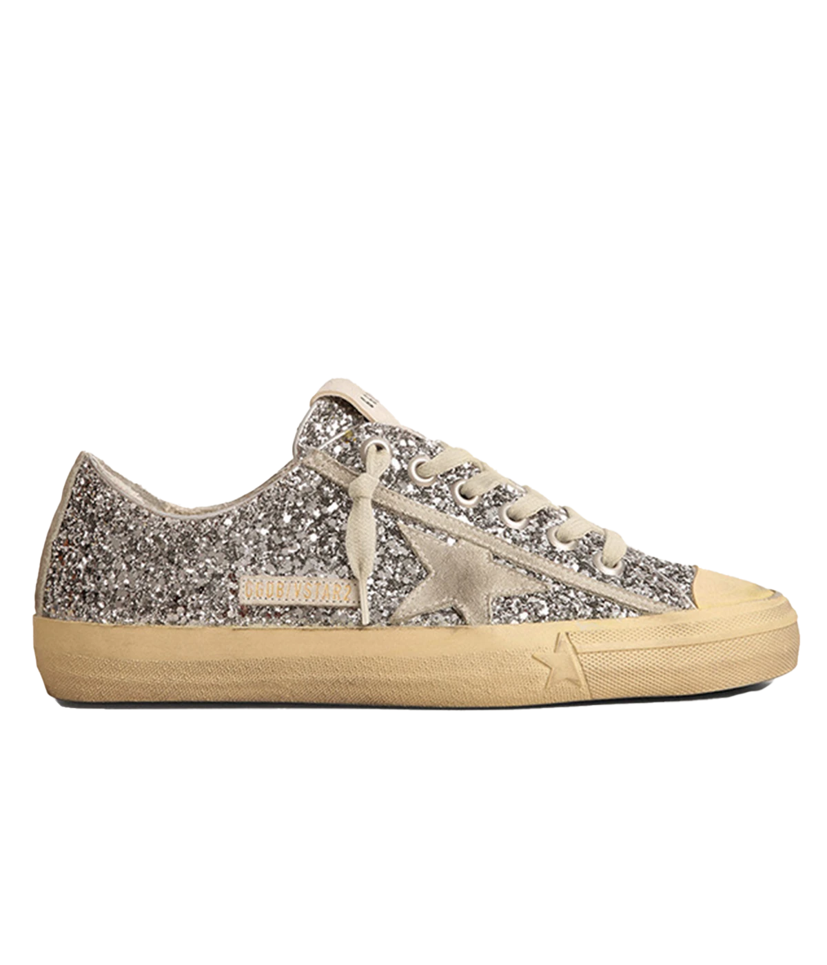 V-Star Glitter Sneaker in Silver & Ice