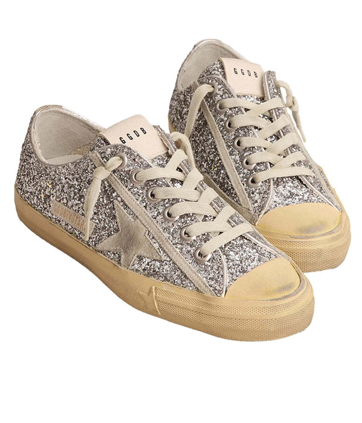 V-Star Glitter Sneaker in Silver & Ice