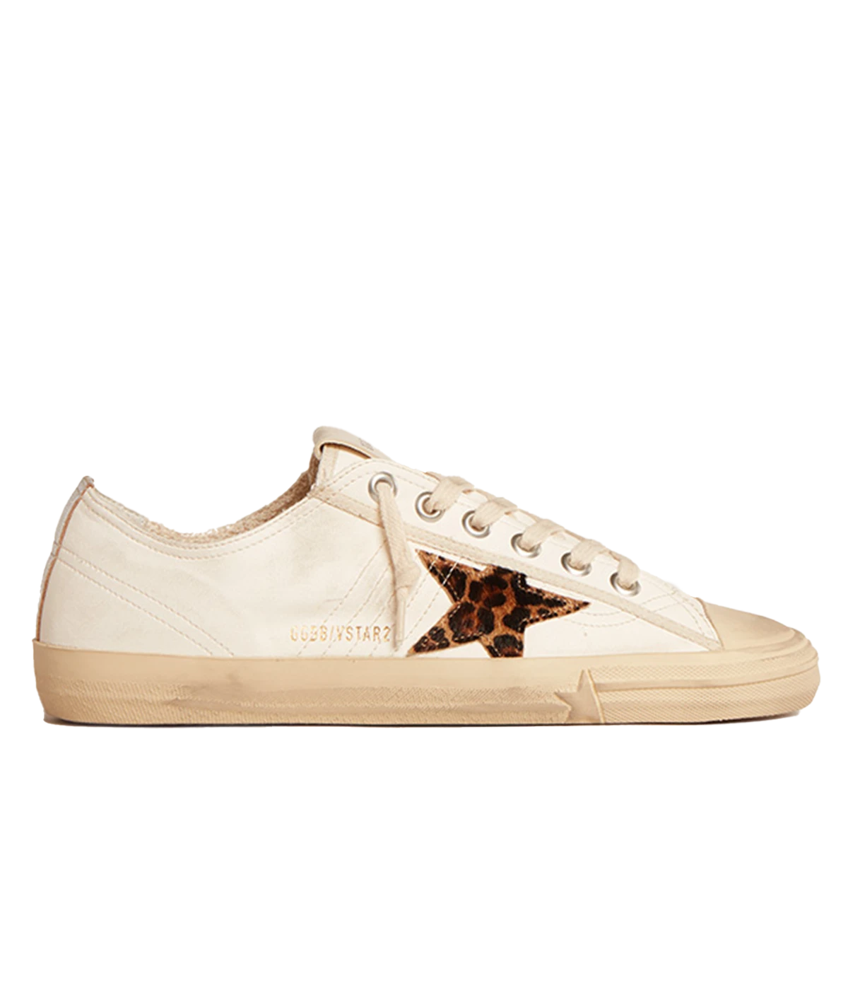 V-Star 2 Leopard Sneaker in White, Beige, Brown & Silver