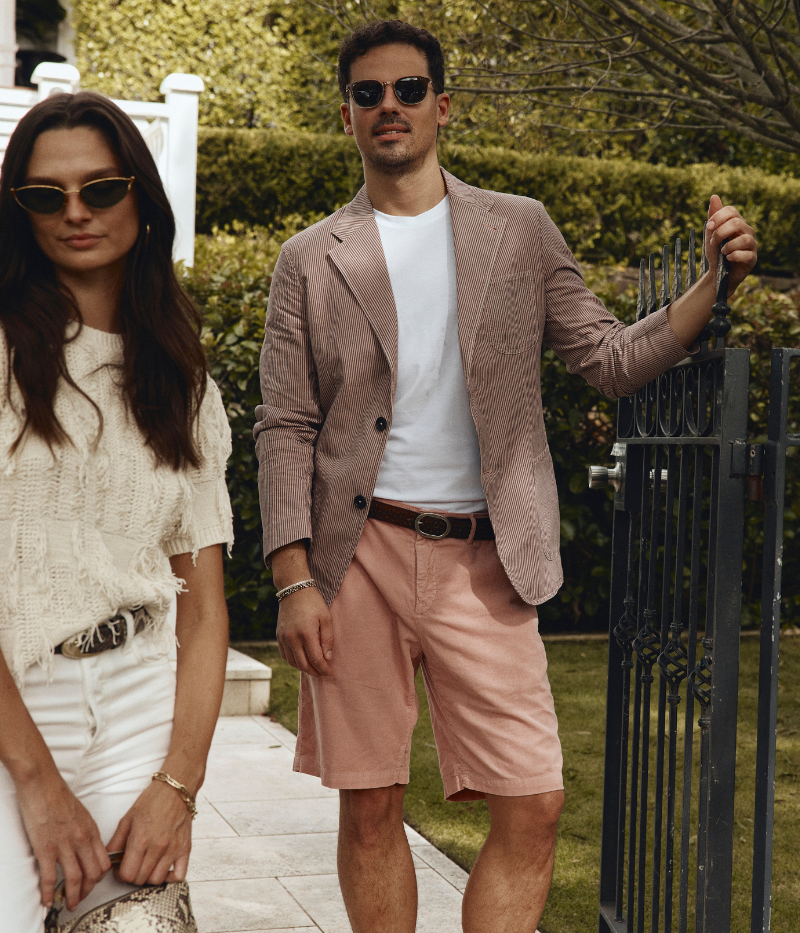 Massimo Alba baby corduroy Bermuda shorts in a relaxed fit, featuring slant front pockets, welt back pockets, a metal logo button, and a concealed zip. Made in Italy.