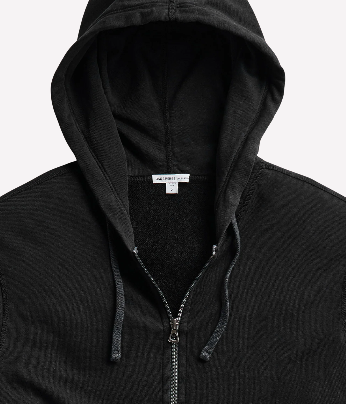 Vintage Cotton Hoodie in Carbon Pigment