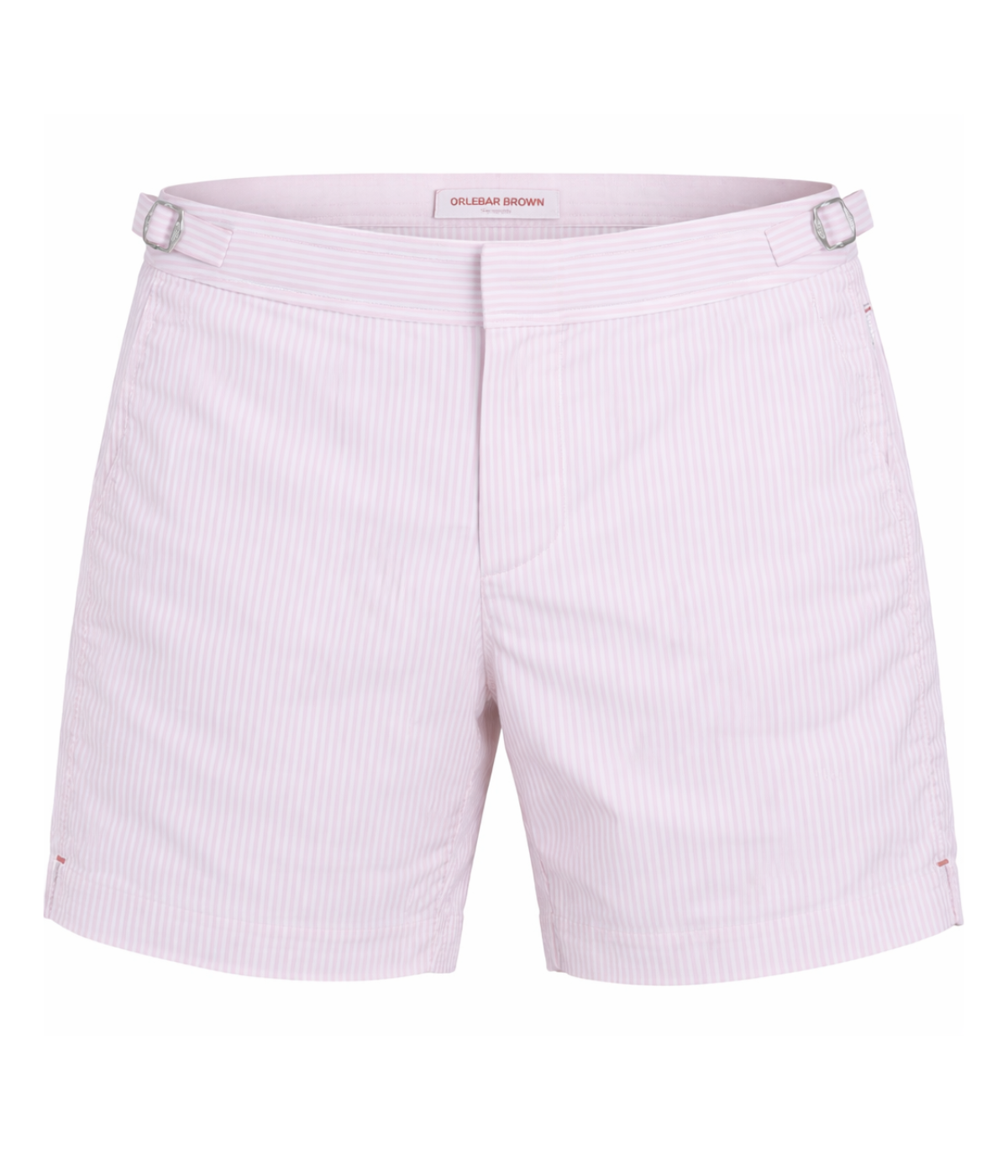 Bulldog Seersucker Stripe In Macaron Pink/White Stripe