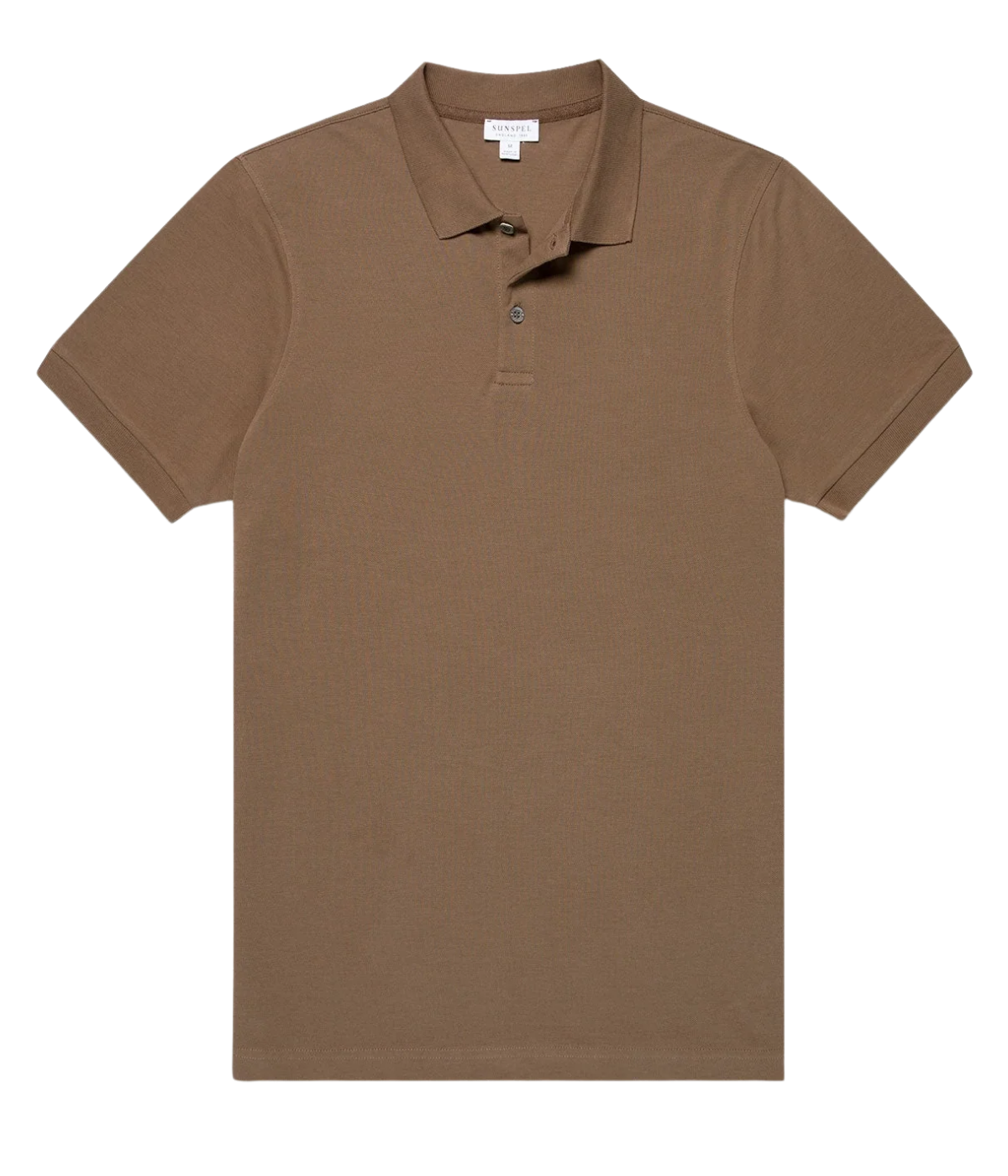 Pique Polo Shirt In Dark Cedar