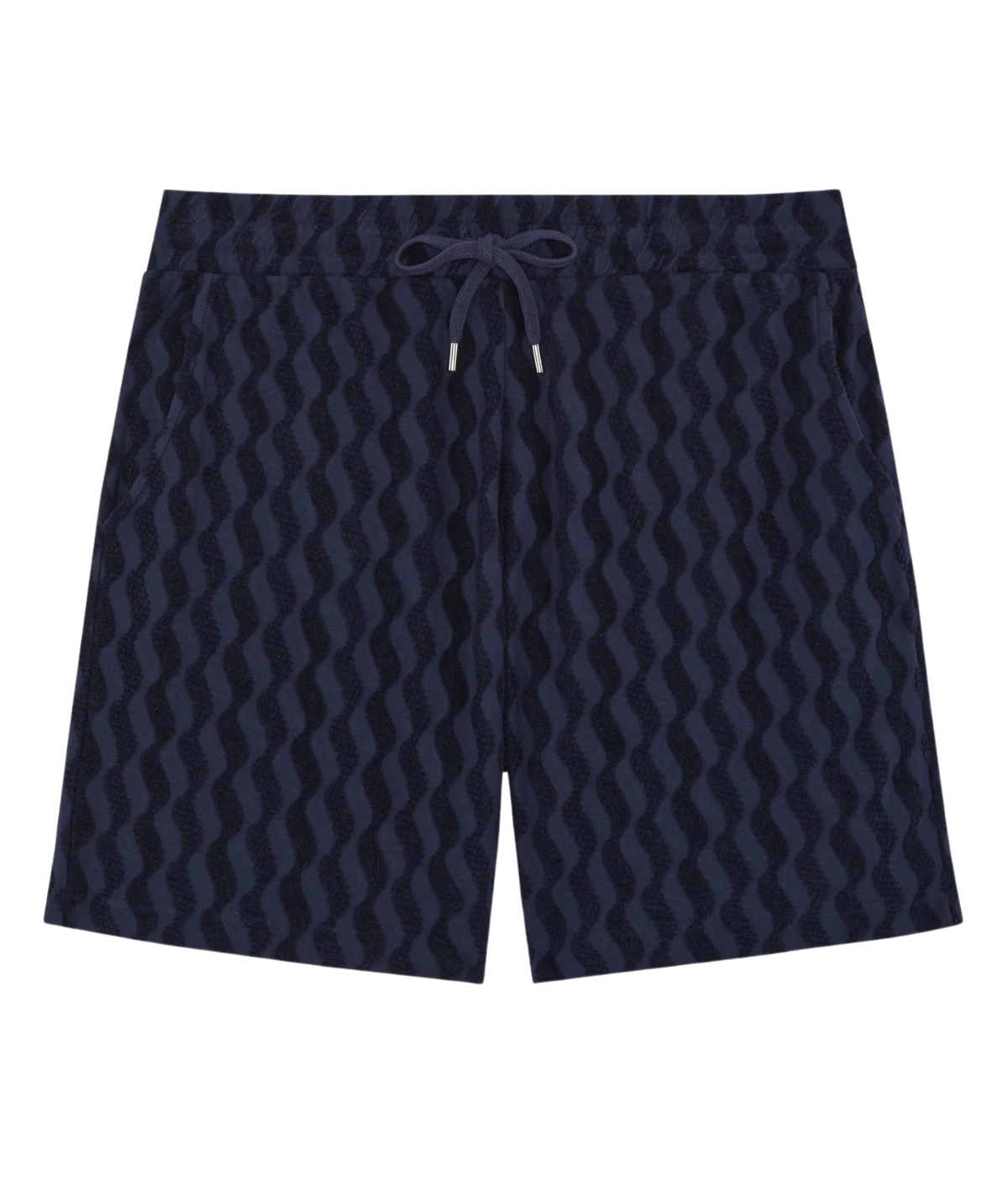 Augusto Listra Terry Shorts In Midnight-Blue