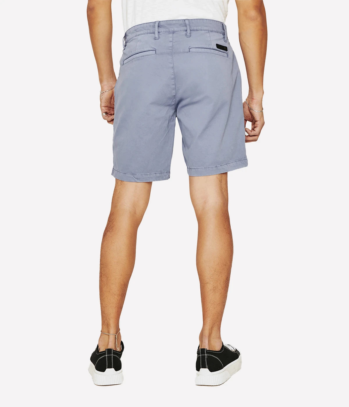 Back view of the AG Wanderer Shorts for men, featuring tailored back pockets and a streamlined, polished silhouette.