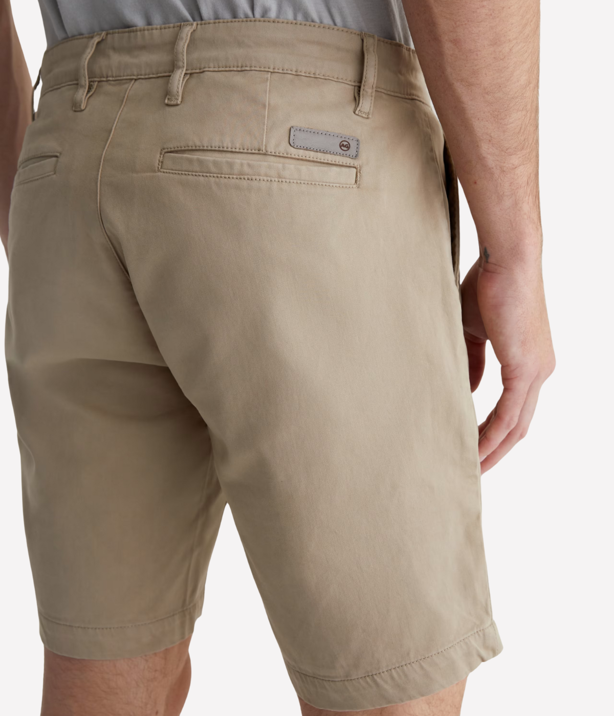 AG Wanderer Short Dry Dust Close Up Back Pocket Detail