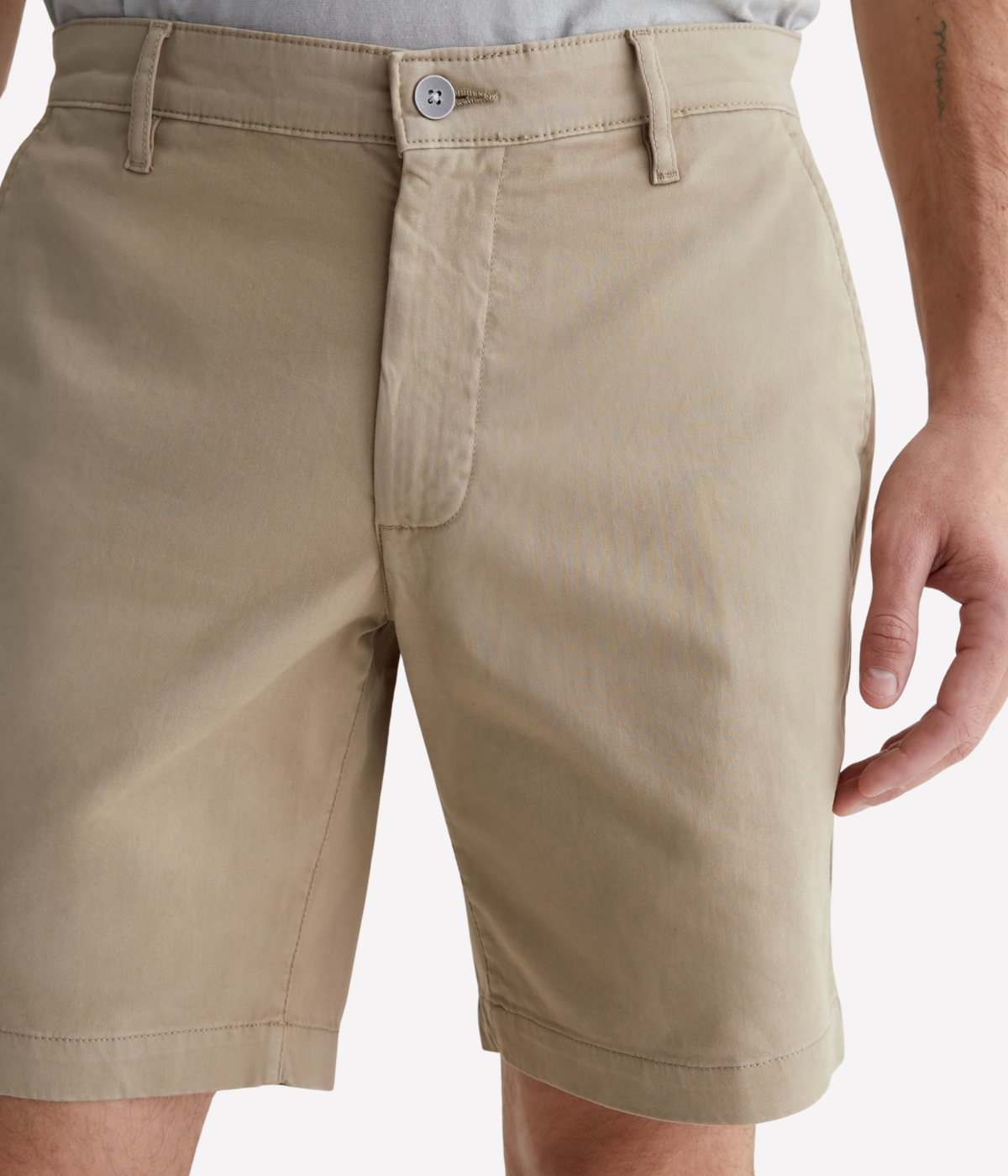 AG Wanderer Short Dry Dust Close Up Waistband Detail