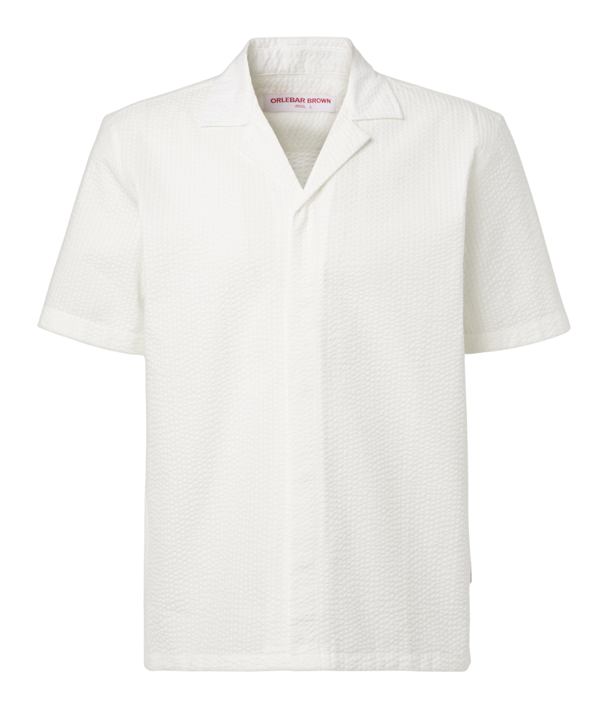 Maitan Seersucker Shirt in Thasos Beach