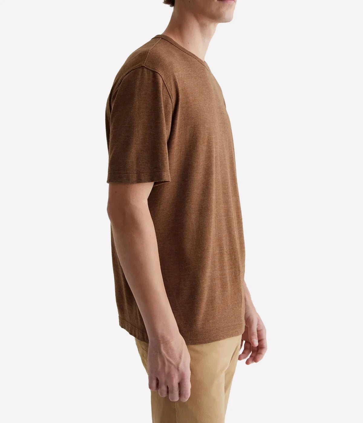 Wesley Crew Relaxed T-Shirt in Spiced Birch