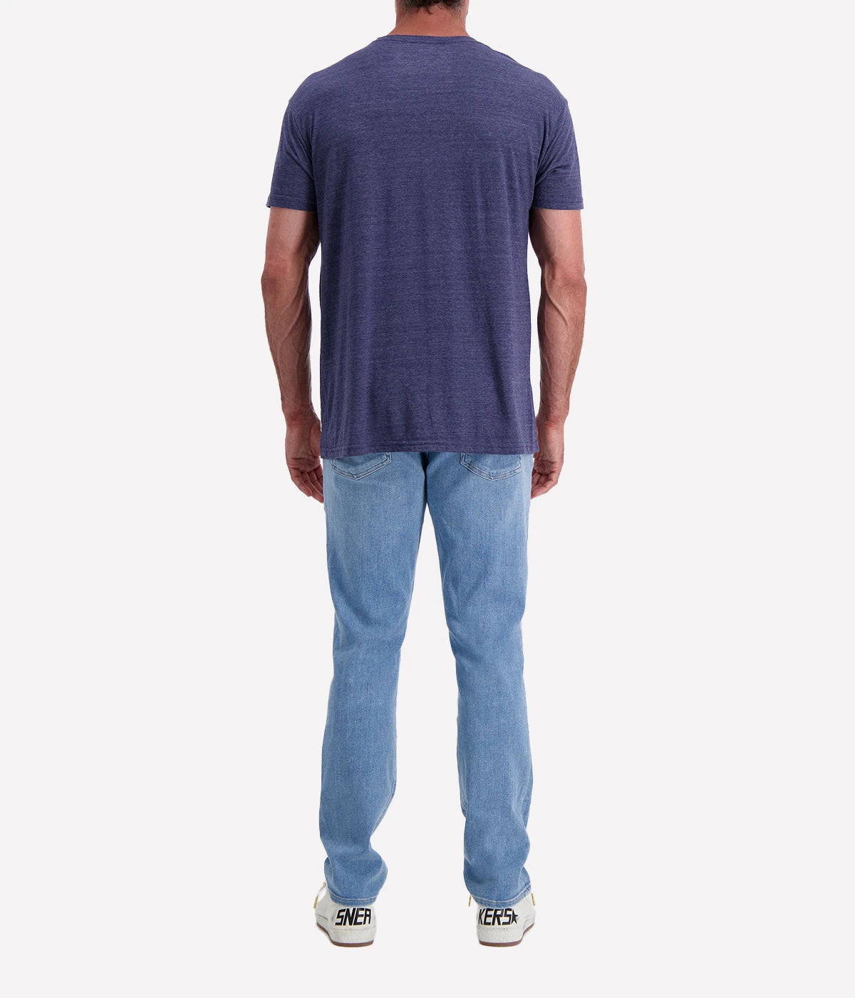 Retro-inspired "Woke Up Sexy" graphic T-shirt in a soft tri-blend fabric, perfect for effortless statement style.