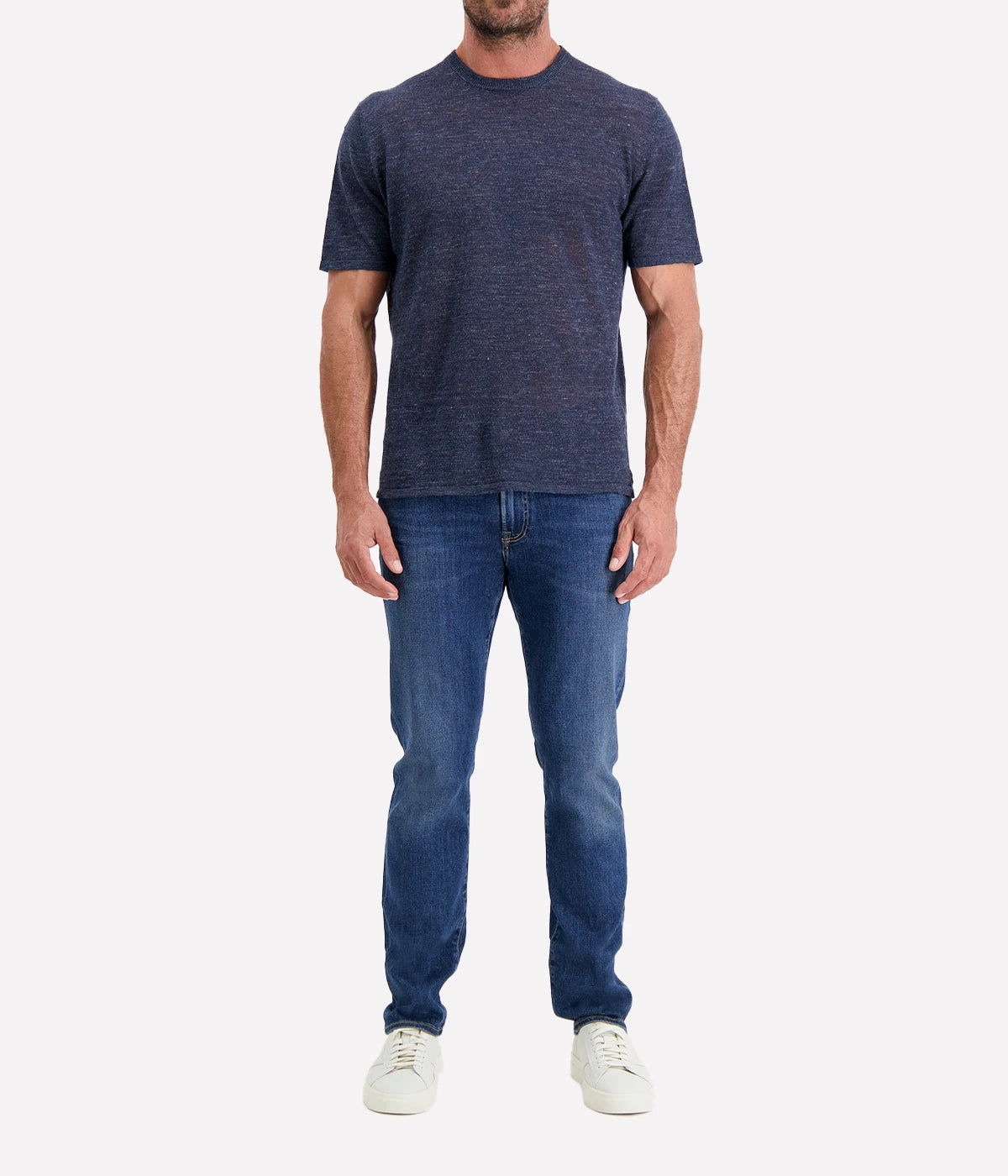 Girocollo Mc in NAVY