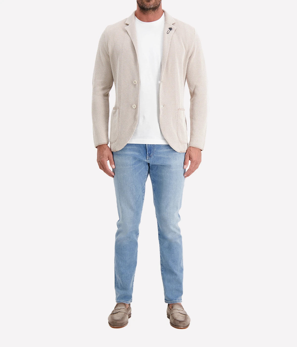 Man Knit Jacket in 210BC
