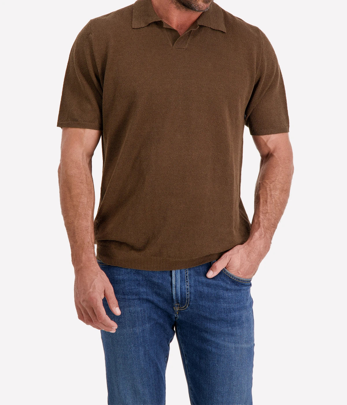 Polo Mc Punto Piquet in Moro