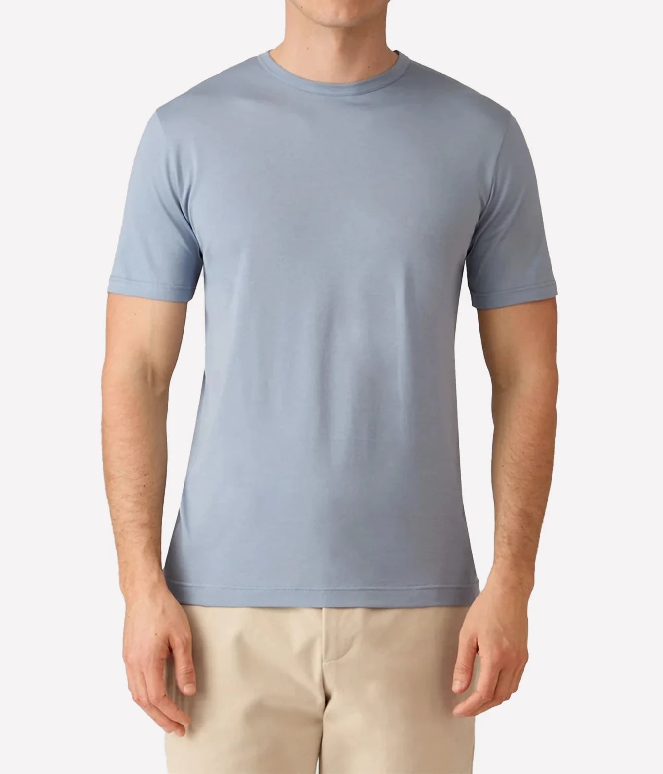 Short Sleeve Classic T-Shirt in Powder Blue