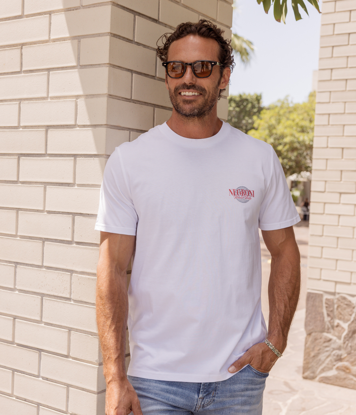 Negroni Worldwide Tee in White