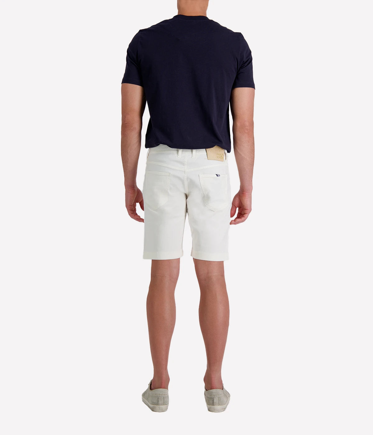 Nicolas Bermuda 5 Pkt Slim Fit in Cream Khaki