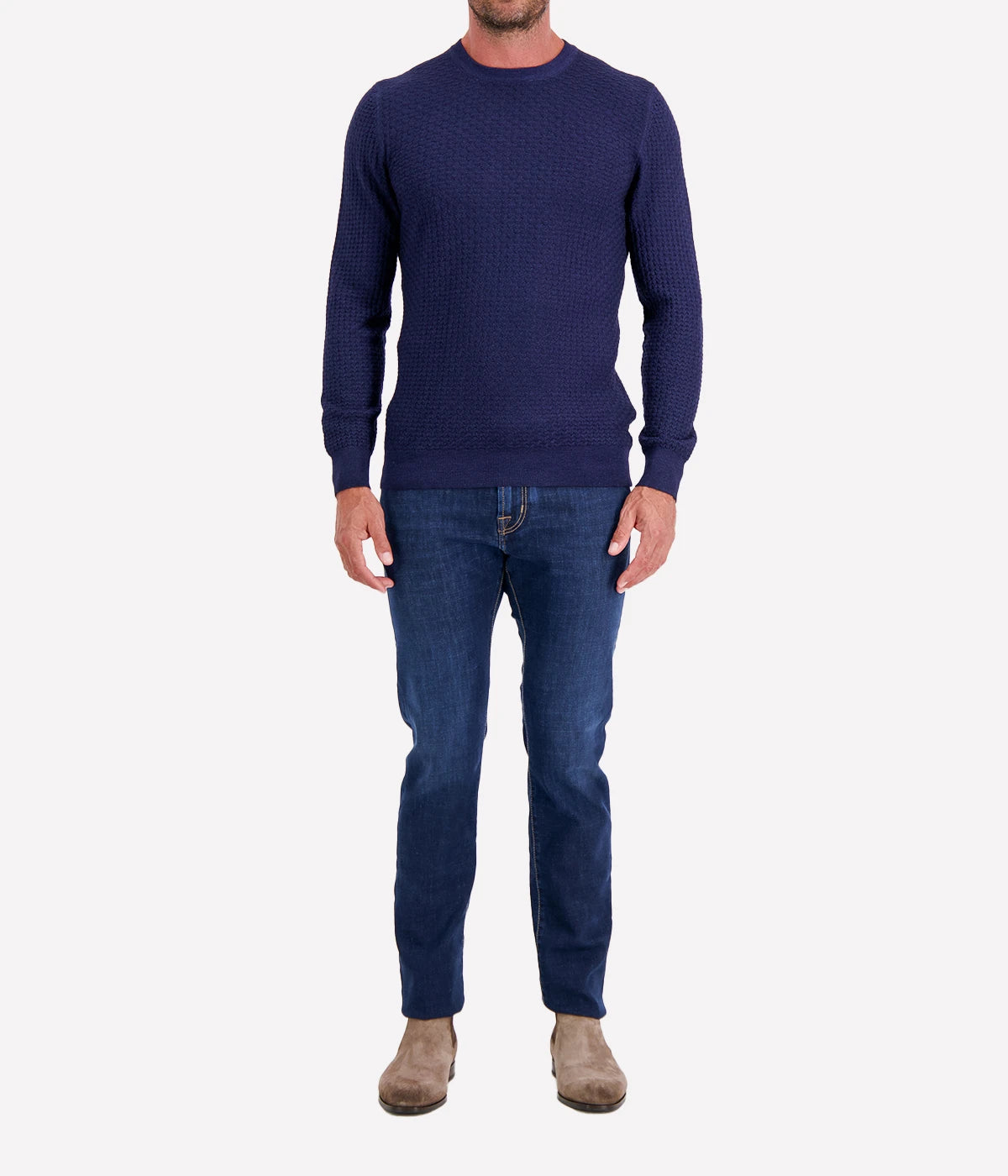 Crew Longsleeve in Royal Blue