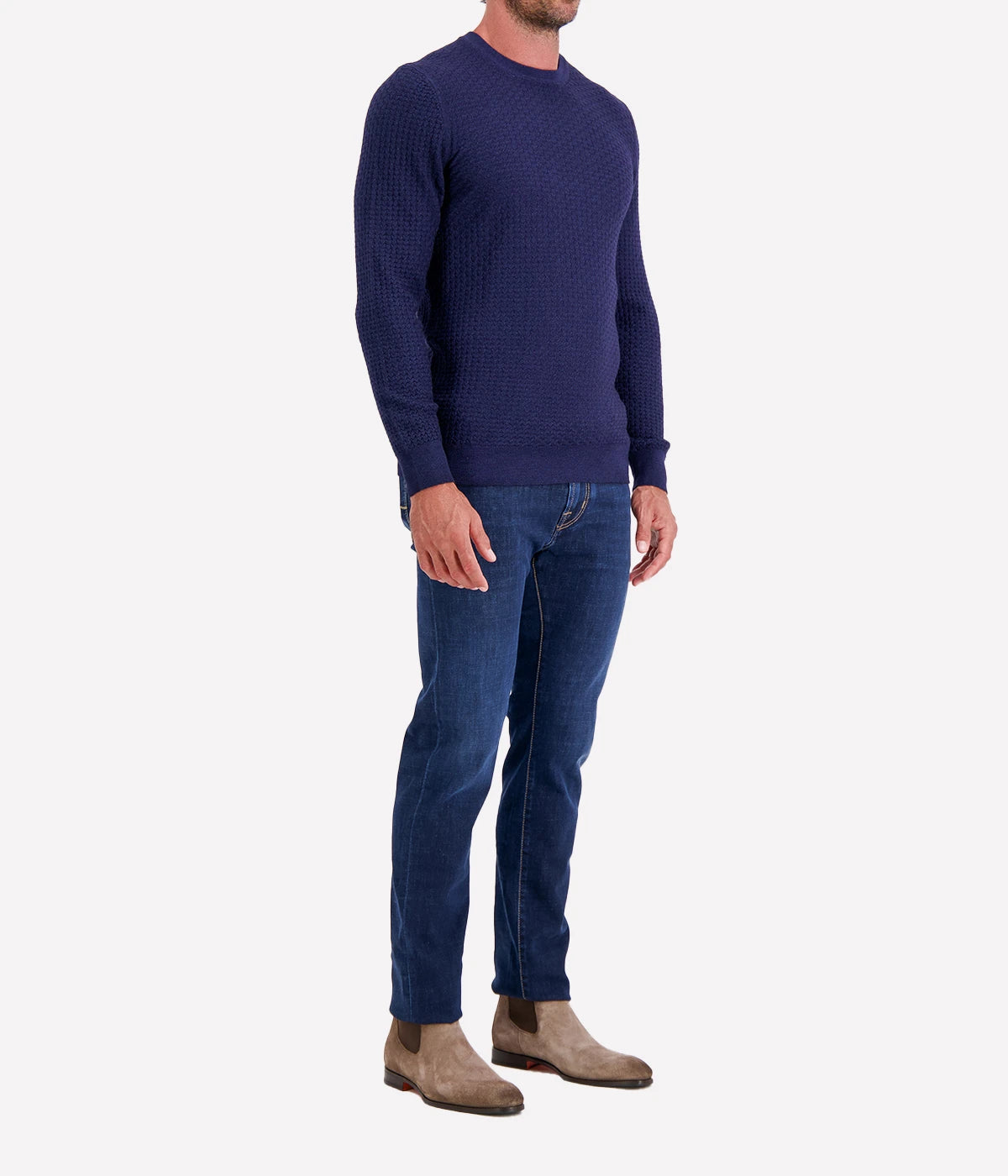 Crew Longsleeve in Royal Blue