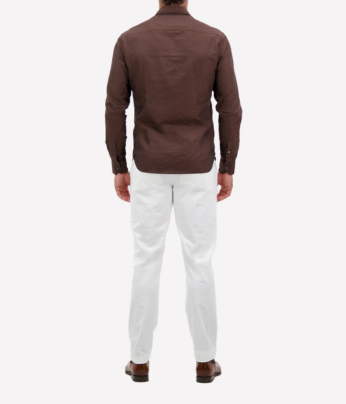 Regular Fit Shirt H1004 in Brown