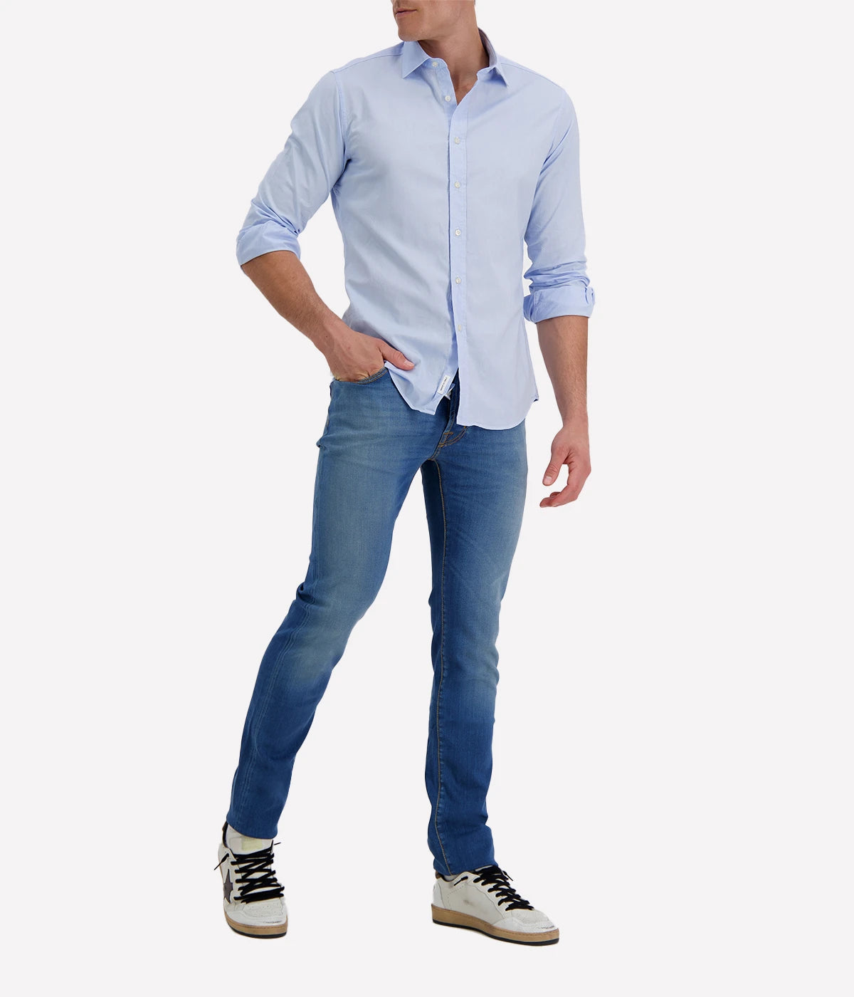 Slim Fit Shirt in Light Blue