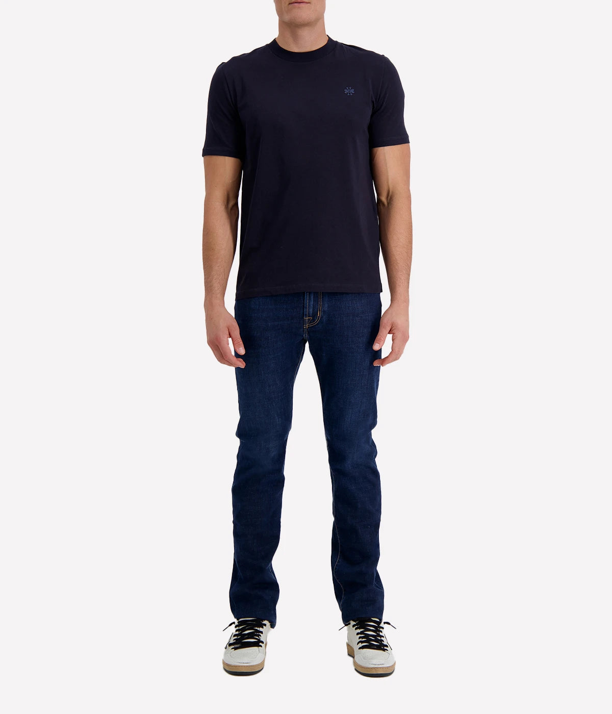 Girocollo Costina T-Shirt in Navy Blue