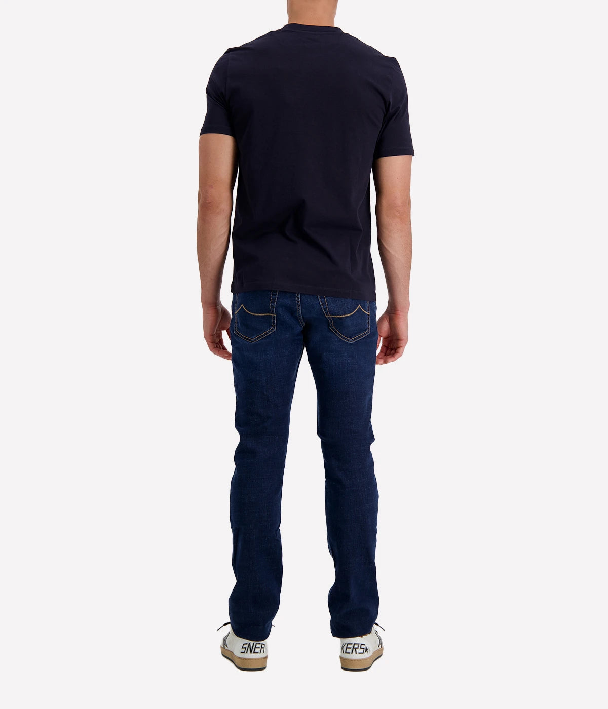 Girocollo Costina T-Shirt in Navy Blue
