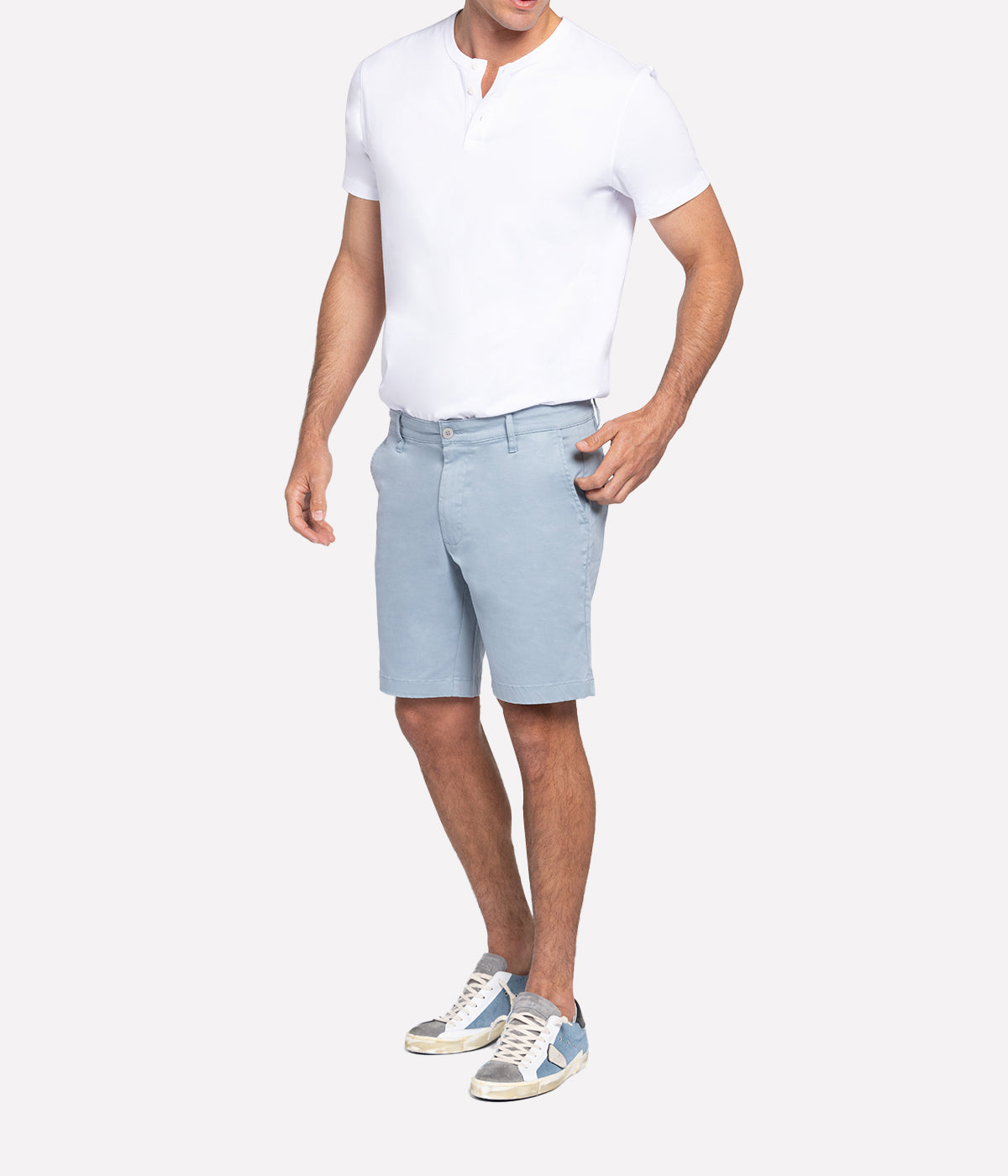 Wanderer Short in Coldwater Slate