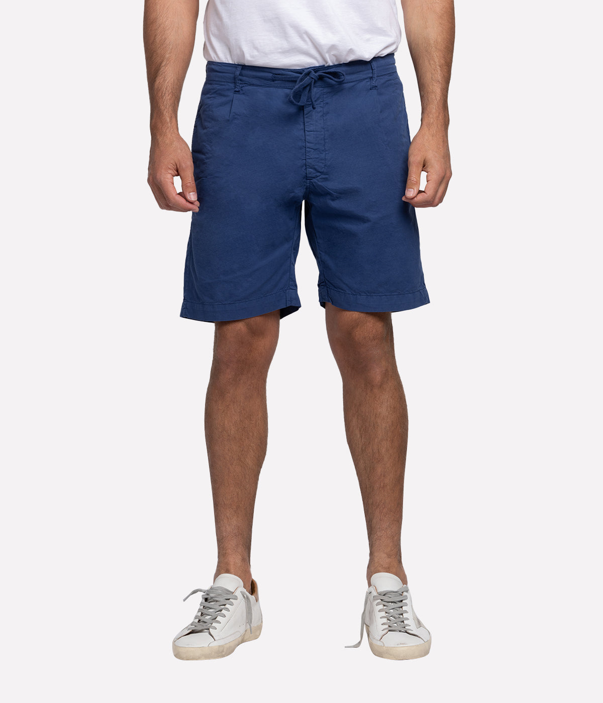 Tank Woven Shorts in Worker Blue