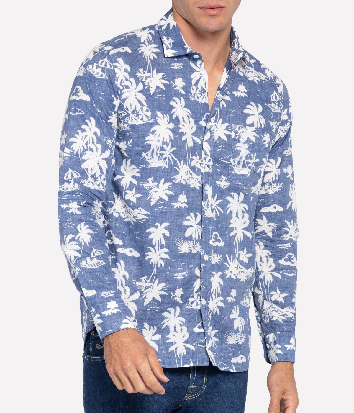 Storm Woven Shirt in Navy