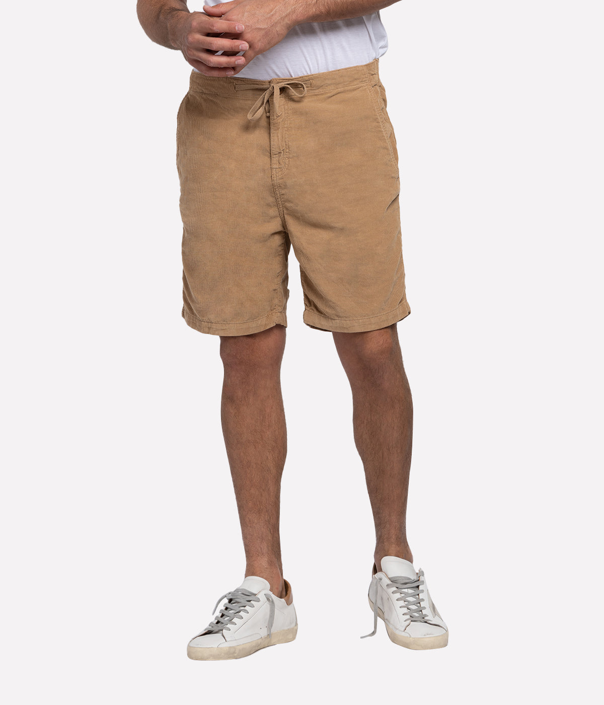 Gimmy Woven Short in Caramel